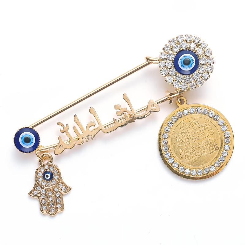 Evil Eye Arabic Muslim Religious brooch pins