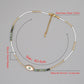 White Evil Eye Beaded Necklace