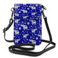 Evil Eye Quatrefoil Pattern Shoulder Bag