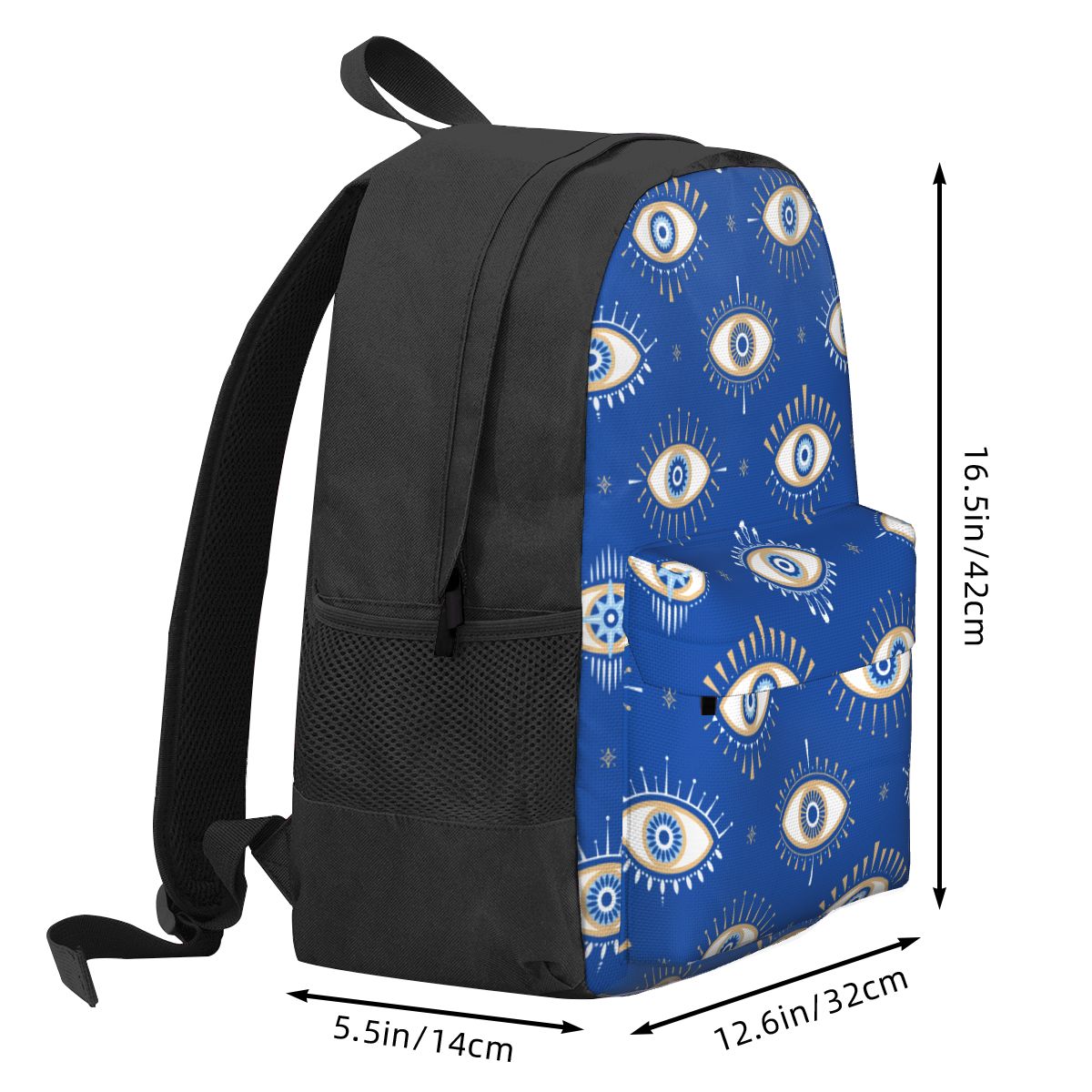 Evil Eye Backpack Mochila School Shoulder Bag