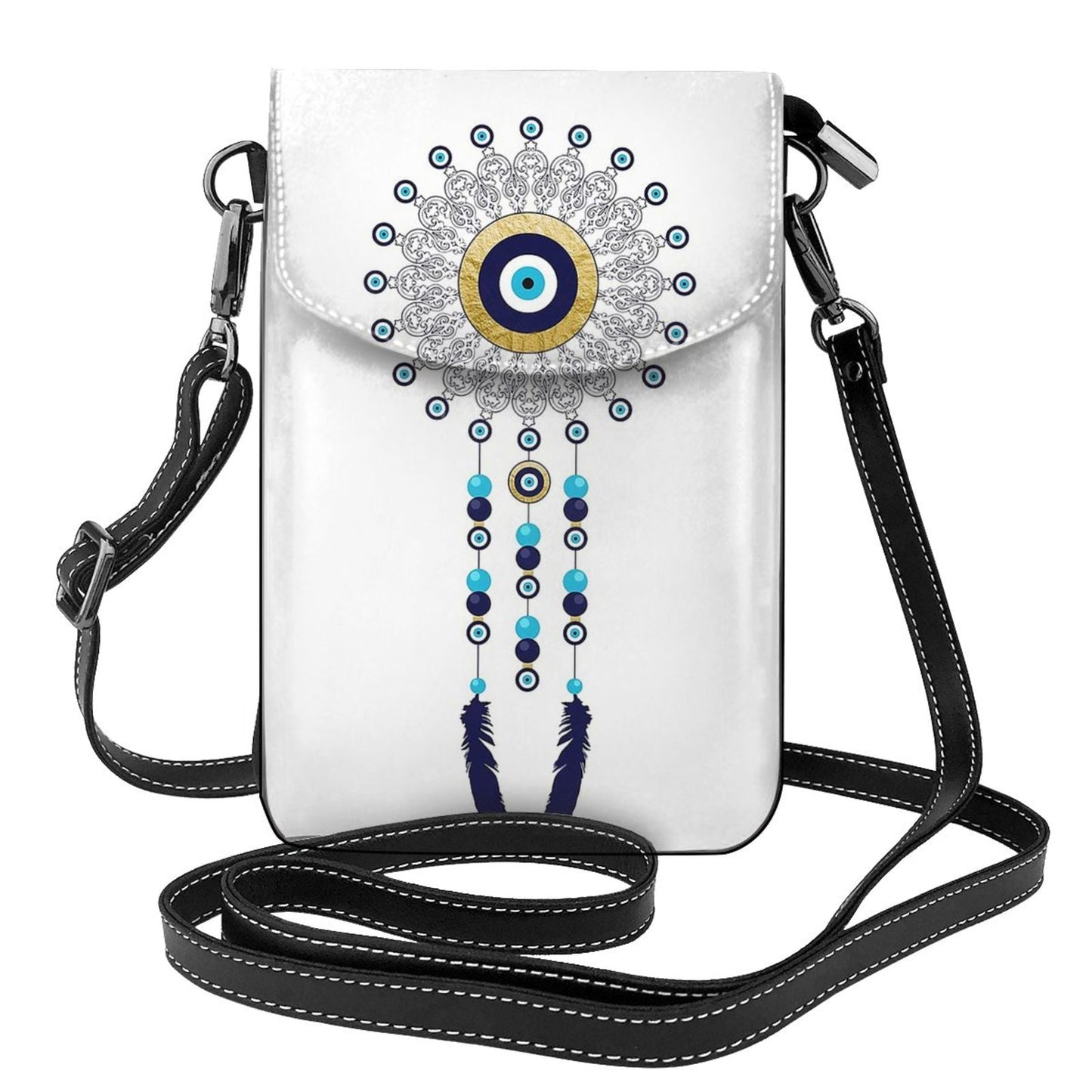 Evil Eye Women Leather Purse