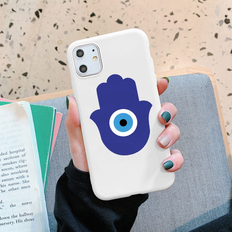 pretty evil eye phone case