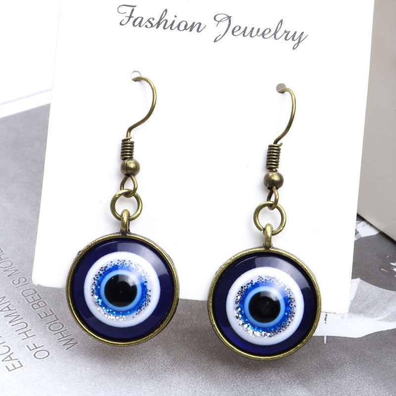 Dropship Vintage Moon Evil Eye Hook Drop Earrings Exaggerated Personality  Punk Earrings For Women Girls Gift 1Pair to Sell Online at a Lower Price