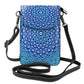 Evil Eye Quatrefoil Pattern Shoulder Bag