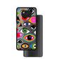multiple printed evil eye phone case