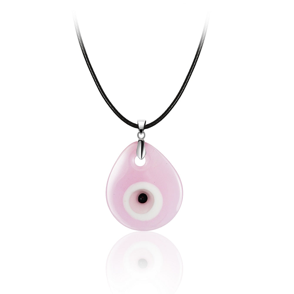 Glass Evil Eye Choker Necklace Best Gift