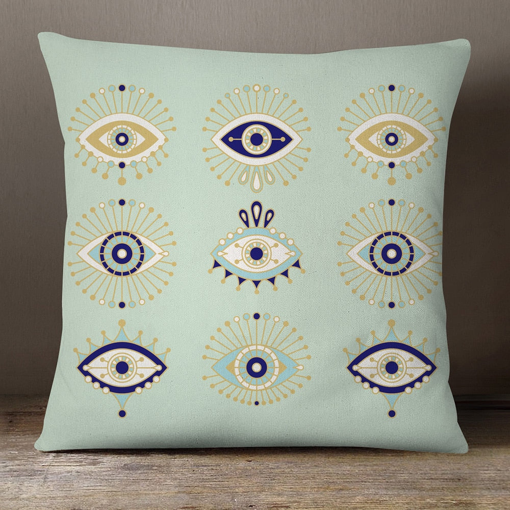 eyes of protection toss pillow