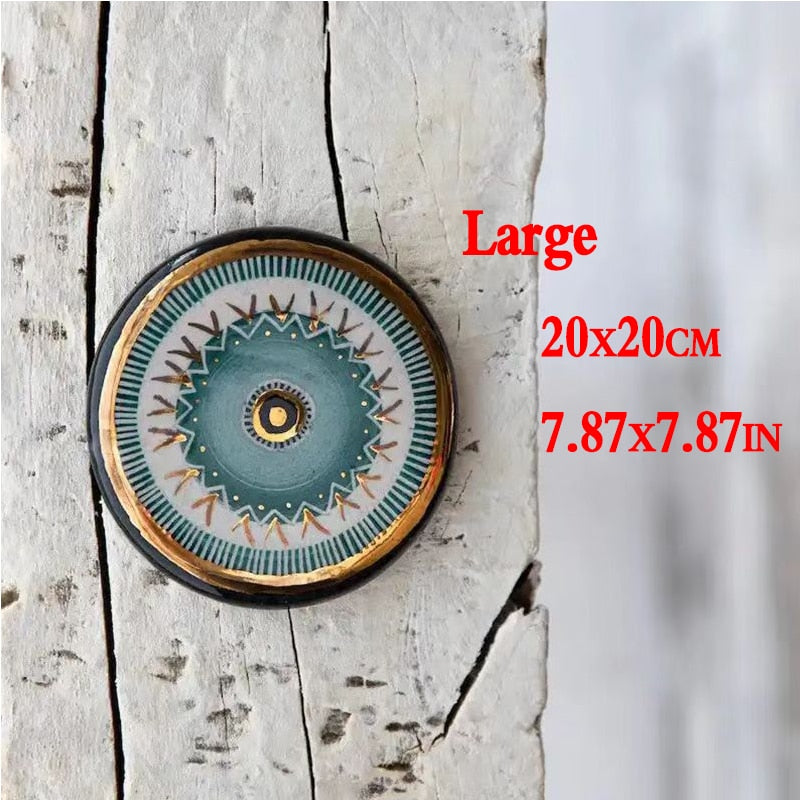 greek eye wall hanging