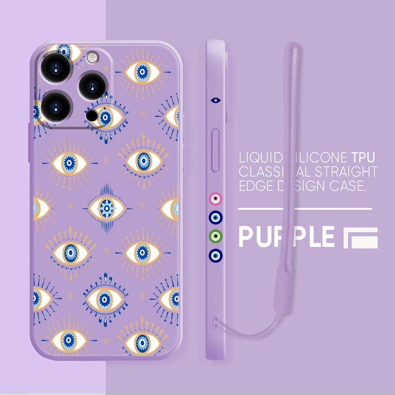 silicone evil eye case