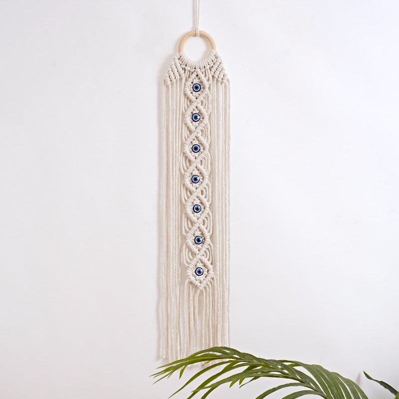 Evil Eye Cotton Wall Hanging Best Gift